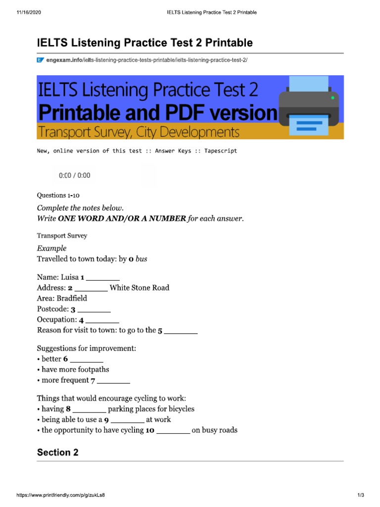 Listening 2 | PDF