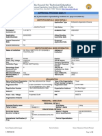 All India Council For Technical Education: INSTITUTION DETAILS (Information Uploaded by Institute For Approval 2020-21)