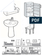 Flashcards Parts of The House and Prepositions