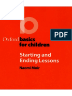 Oxford Basics For Children Starting and Ending Lessonspdf