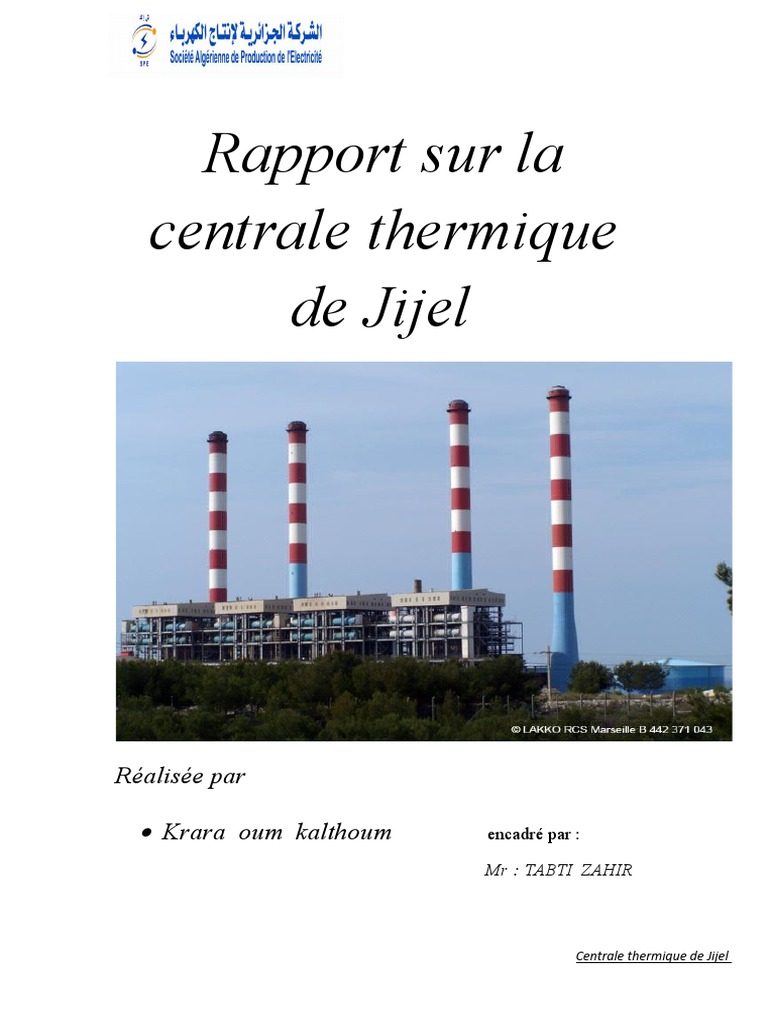 Rapport De Stage Chaudière Colaimo – QKCS