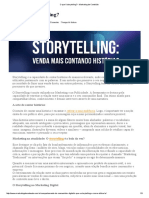 O Que É Storytelling - Marketing de Conteúdo