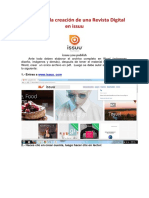 Pasos para La Creación de La Revista Digital