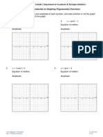 Graphing Trig Functions: Midlines, Amplitudes & Sketches