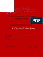 CSC128 Fundamentals of Computer Problem Solving: Title