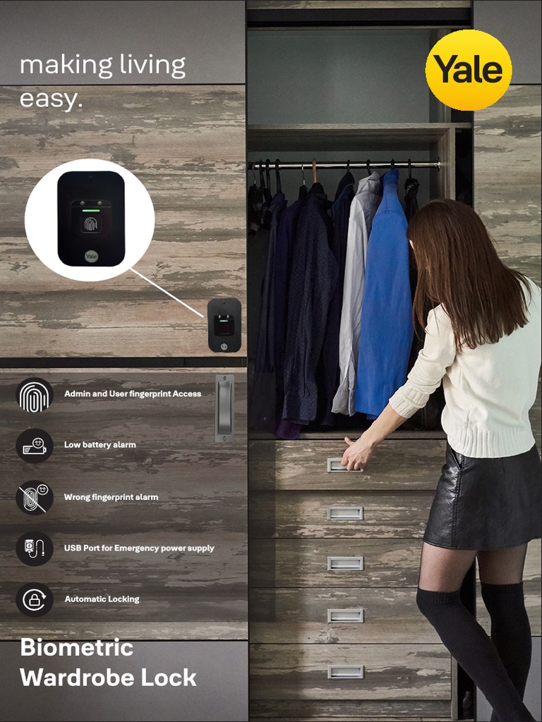 Making Living Easy.: Biometric Wardrobe Lock | PDF