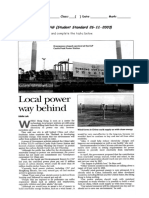 Local Power Way Behind (26!11!2003) Answer