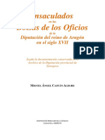 Insaculados en Las Bolsas de Los Oficios de La Diputacion Del Reino de Aragón en El Siglo XVII, MIguel Angel Castán, IfC MMXVI