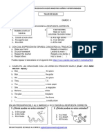 Institución Educativa Jesús Maestro Sueños Y Oportunidades Taller de Ingles