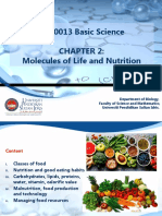 SSU0013 Basic Science Molecules of Life and Nutrition