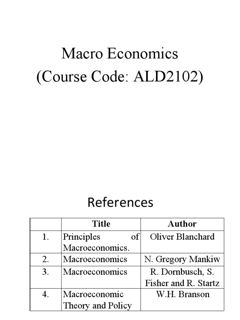 Chapter 1 | PDF | Gross Domestic Product | Macroeconomics