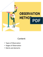 Observation Method