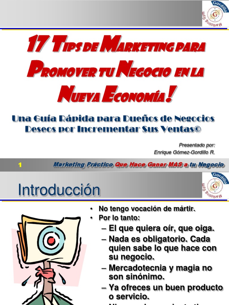 2011 17 Tips de Marketing para Promover Tu Negocio CAMPECHE | PDF ...