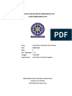 OPTIMAL UNTUK LAPORAN PRAKTIKUM MIKROBIOLOGI