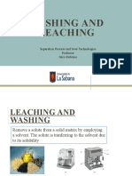 Class 26 Washing and Leaching