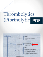 Thrombolytics (Fibrinolytics)