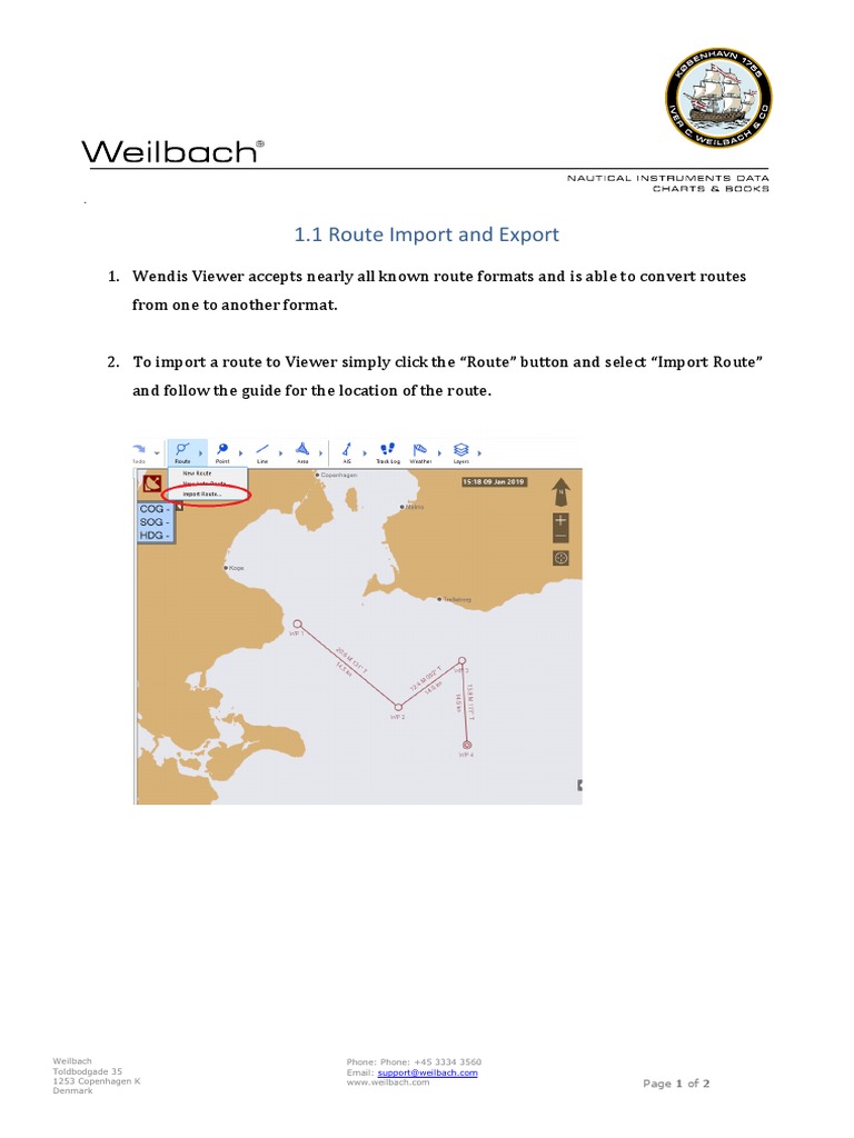1.1 Route Import and Export | PDF | Business