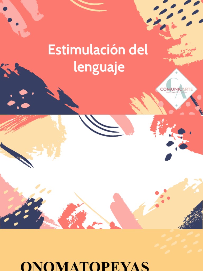 Actividades de Estimulación del Lenguaje | PDF | Artes del Lenguaje y ...