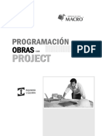 Programacion de Obras Con Project