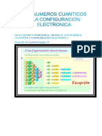 Los Numeros Cuanticos y La Configuracion Electronica