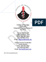 603 Integratedpharmacotherapy IIIsyllabus 081213