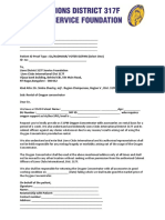 LDSF Oxygen Concentrator Form