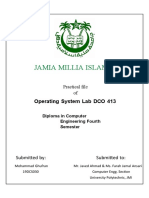 Implementation of Round Robin Scheduling by MOHAMMAD GHUFRAN - 19DCS030