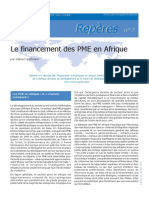 Le financement des PME en Afrique_2005