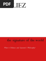 Download Alliez - The Signature Of The World Or What Is Deleuze And Guattaris Philosophy by evrim_devrim SN50890121 doc pdf