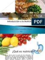 Introducción  a la Nutrición Humana V