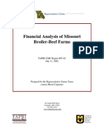 Financial Analysis of Missouri Broiler-Beef Farms