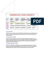 Horario de Clases