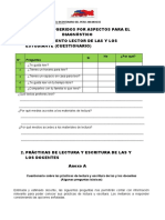 Esquemas Sugeridos Por Aspectos para El Diagnóstico