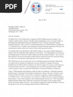 Machinists Union Letter to President Biden on Private Prison Executive Order