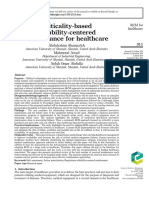 Criticality-Based Reliability-Centered Maintenance For Healthcare