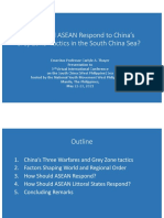 Thayer, How Should ASEAN Respond To China's Grey Zone' Tactics in The South China Sea?"