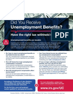 Did You Receive: Unemployment Benefits?