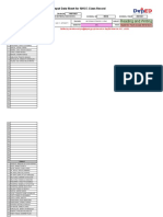 Reading and Writing: Input Data Sheet For SHS E-Class Record