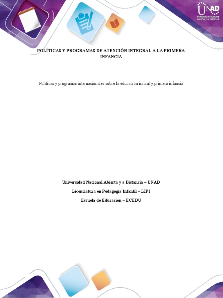 Atención Integral a la Primera Infancia | PDF | Derechos de los niños ...