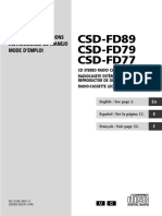 Aiwa CSD fd77 Manual de Usuario Páginas 1 4