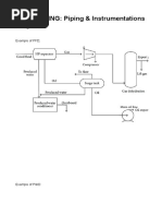 BASIC PIPING: Piping & Instrumentations Diagram: Example of PFD