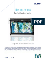 The RJ-900X: Dye-Sublimation Printer