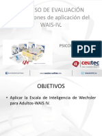 Instrucciones de aplicación del WAIS-IV(1) (2)