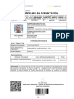 Certifica Do a Credit Ac i On