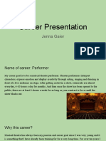 Jenna Gaier - Career Plan Presentation