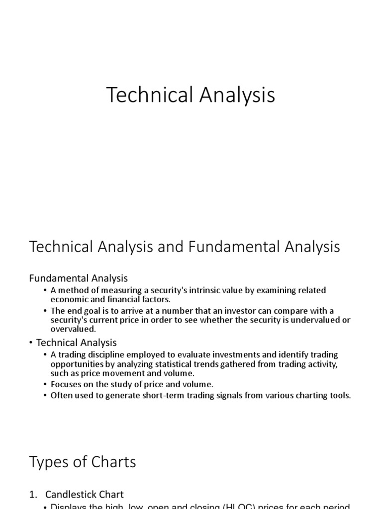 Technical Analysis | PDF | Technical Analysis | Moving Average