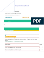 Contoh Soal Numerasi, Pusmenjar