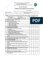 Demo Teaching Form 2