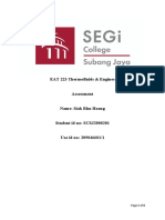 ASSIGNMENT - scsj2000201 - Attempt - 2021-04-08-09-48-18 - Siah Rhu Hoong SCSJ2000201 Assessment Eat 223 Thermofluid & Engine