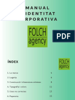 Manual Identitat Corporativa Folch Agency